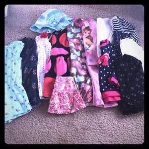 14 pc toddler girl lot 3T-4T